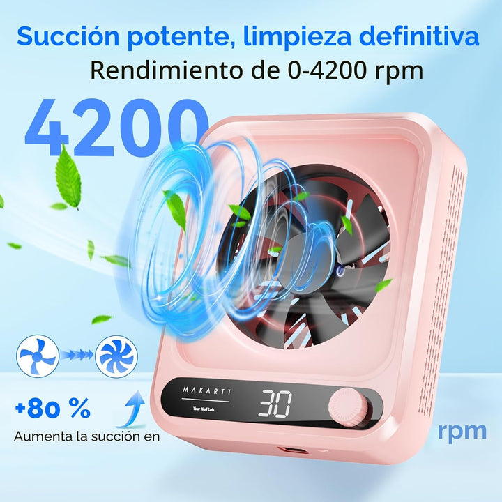 Makartt - Colector de polvo de uñas profesional con potente succión...