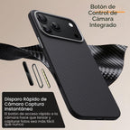 JETech Funda delgada de fibra de aramida para iPhone 18 Pro/17 Pro