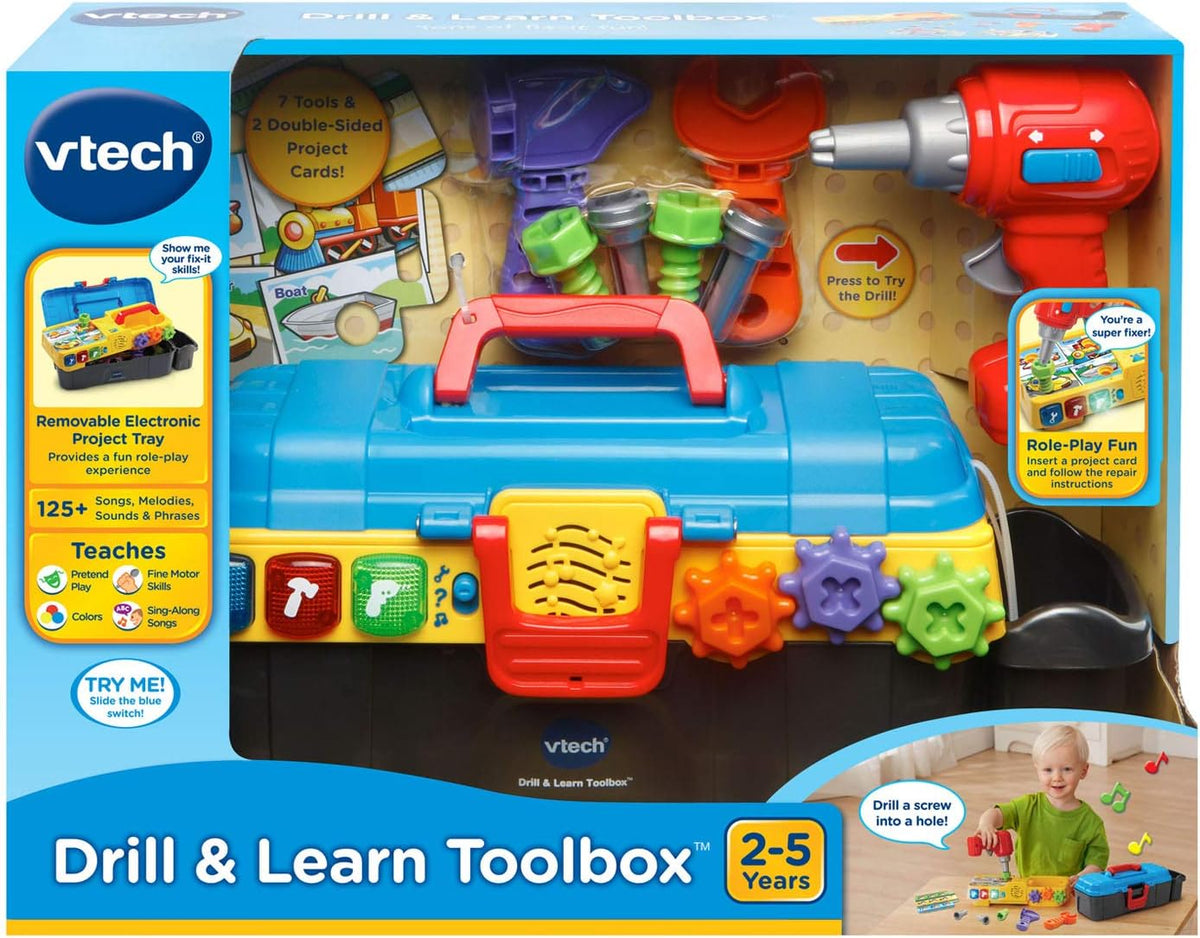 VTech Caja de herramientas para taladrar y aprender