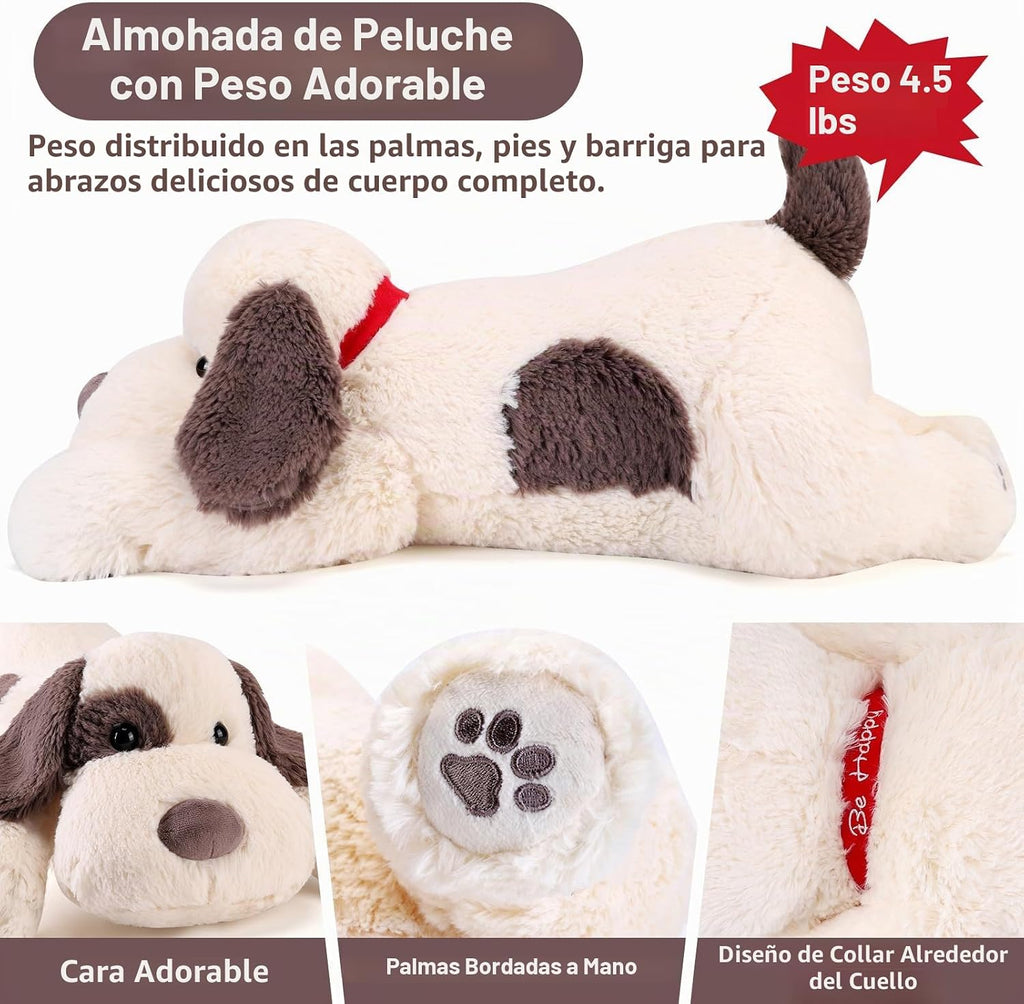 meowtastic Animales de Peluche Ponderados para Perro, Almohada de Peluche para Niños