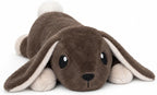Brease Animal de peluche de conejo marrón con peso de 5 libras sin perfume, grande, bonito conejo de peluche para abrazo suave y momentos tranquilos, compañero suave para niños y adultos, peluche