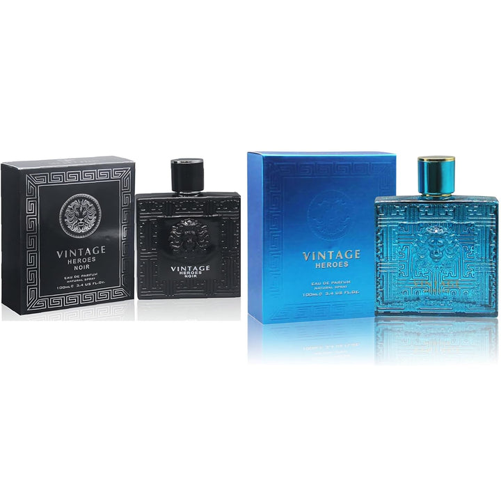 A CENTER Colonia para Hombre Vintage Heroes Noir &amp; Vintage Hero...