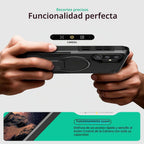 ONES Funda para Samsung Galaxy A56 5G / A36 5G, grado MIL, a prueba de caídas, doble capa a prueba de golpes, bolsa de aire de esquina, soporte de anillo integrado, compatible con carcasa