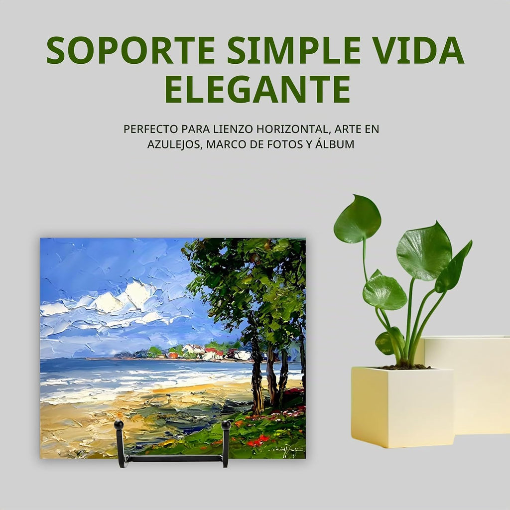 18 piezas de soportes de placa de 4.5 pulgadas para exhibición, soportes de placa de metal para exhibición que pueden usarse para soporte de fotos, soportes de libro para exhibición, soportes de