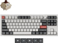 Teclado mecánico inalámbrico Keychron Q3 Ultra Tasa de sondeo 8KHz, TKL 2.4G/Bluetooth 5.3/por cable Hasta 660 horas de batería, Hot-Swappable Aluminio RGB para Mac/Windows/Linux—Blanco