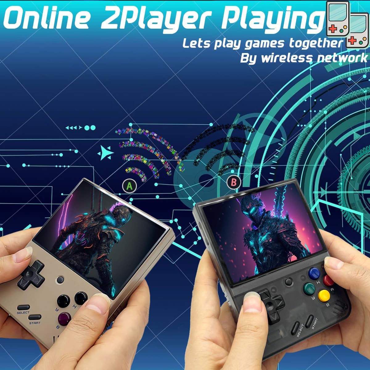 Miyoo Mini Plus - Consola de juegos portátil con funda portátil, color