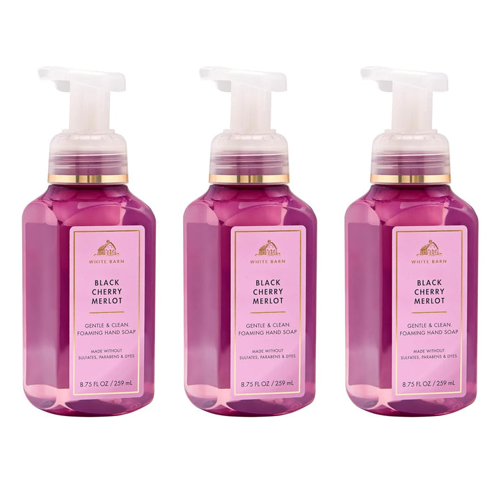 Bath &amp; Body Works Black Cherry Merlot - Jabón de manos espumoso...