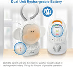 VTech DM1411 Audio Monitor de bebé y chupete portátil Batería recar...