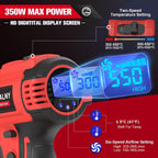 Pistola de calor compatible con batería Milwaukee de 18 V (solo herramienta