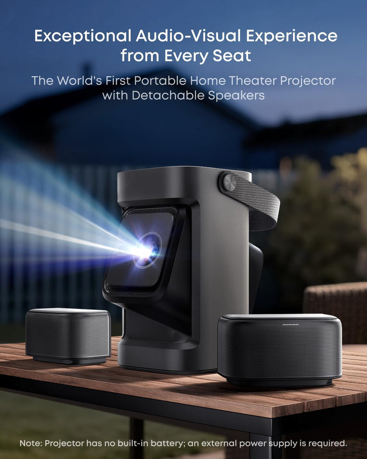soundcore Nebula P1 Proyector GTV portátil con altavoces desmontabl...