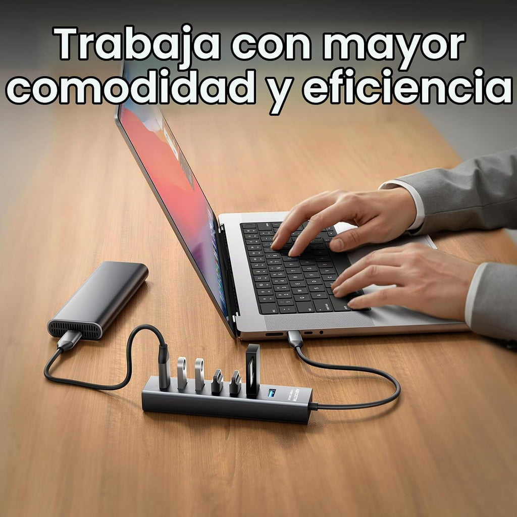 ABFCRTTW, hub USB, alimentado, adaptador 5V/3A