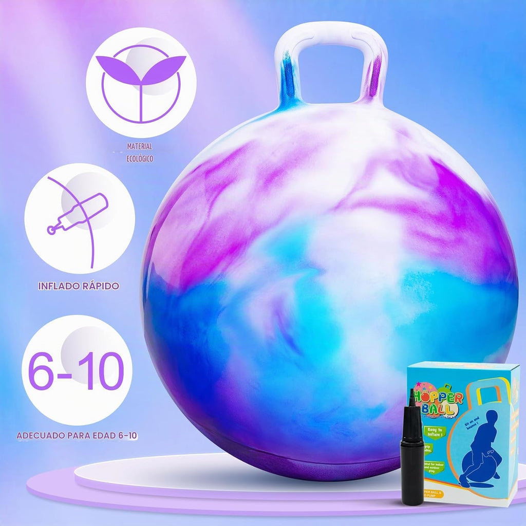 Pelotas de tolva para niños de 6 a 12 años, pelota inflable de 20