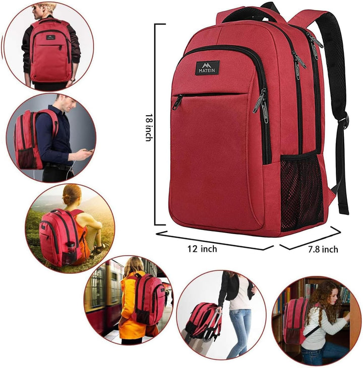 Mochila para portátil de viaje, para negocios, antirrobo, delgada,...