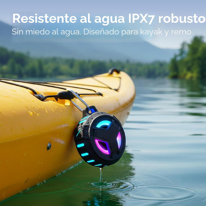 EBODA Altavoz de ducha Bluetooth, altavoces Bluetooth portátiles, a...