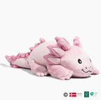 Brease Peluche de Dragón Axolotl Rosa con Peso de 5 libras Sin Fragancia - Juguete de Peluche Suave y Grande para Comodidad, Calma y Relajación, Compañero Ideal para Abrazar para Niños y Adultos