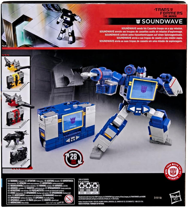 Transformers Studio Series Leader Class The The Movie Soundwave - F...