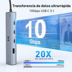 Selore&S-Global, SEUC4307-US, hub USB de 3 puertos