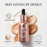 LUMINESS Liquid Mirage - Kit de base de maquillaje con ajuste de co...