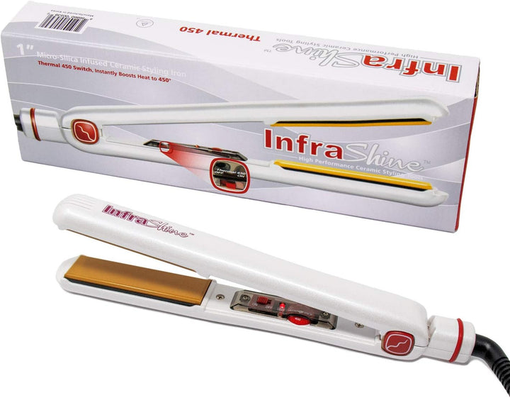 InfraShine Redline Professional Plancha plana de 1 pulgada, alisado...