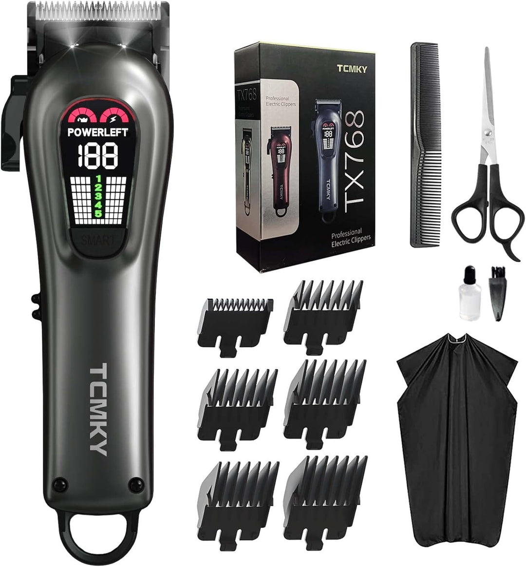 TCMKY Cortapelos para hombres, recortadora de pelo profesional para...