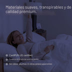 Almohada DreamyBlue Moon King, espuma viscoelástica triturada ajustable