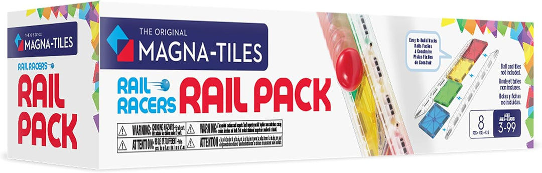 Magna-Tiles Rail Racers Rail Pack - Juego de construcción