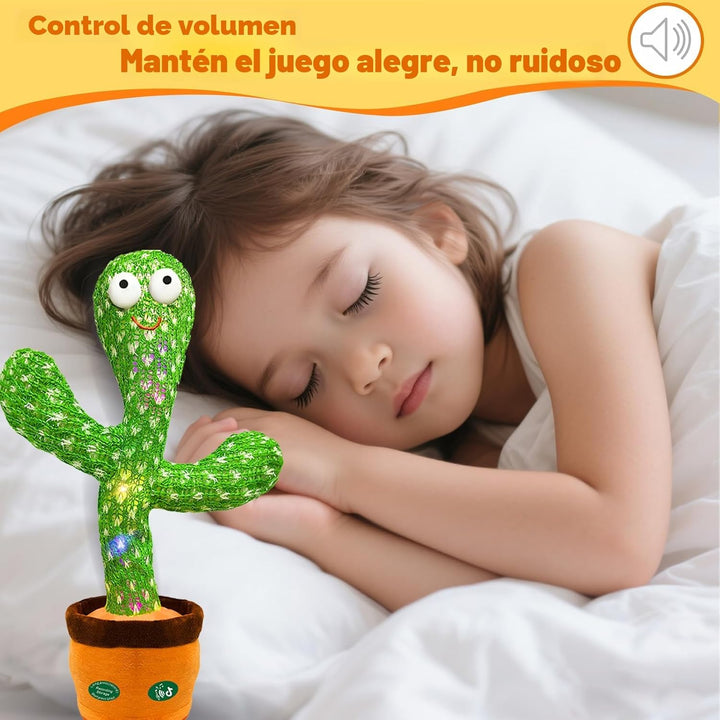 Hunfur Juguete de cactus parlante que imita el baile, regalo divert...