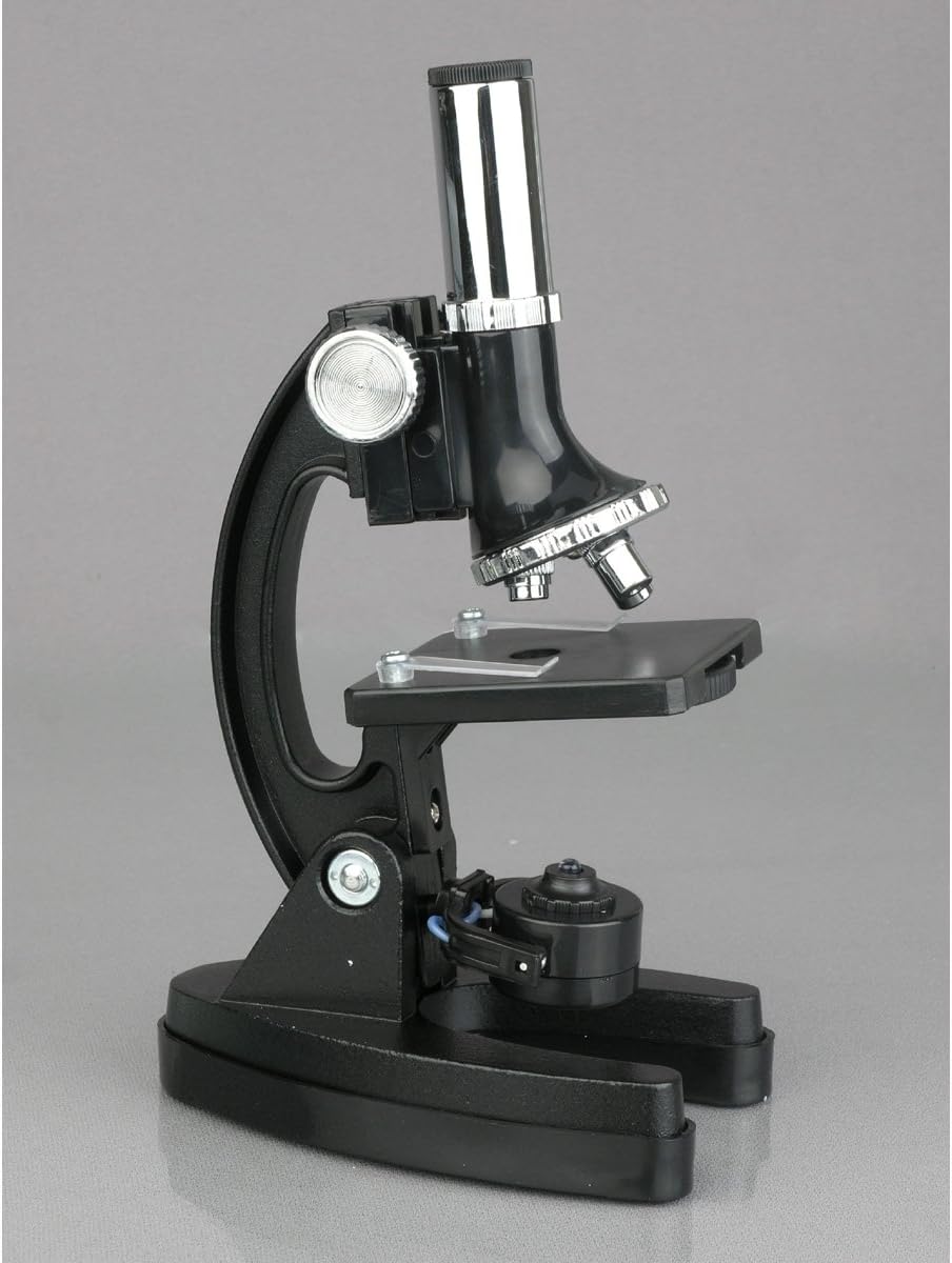 AmScope M30-ABS-KT2-WM 1200X Kit de ciencia de microscopio de 52 piezas +