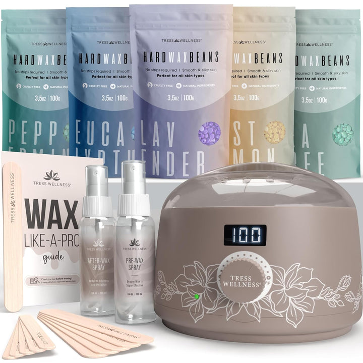 Kit de depilación Tress Wellness para piel sensible \u2013 Seguro p...