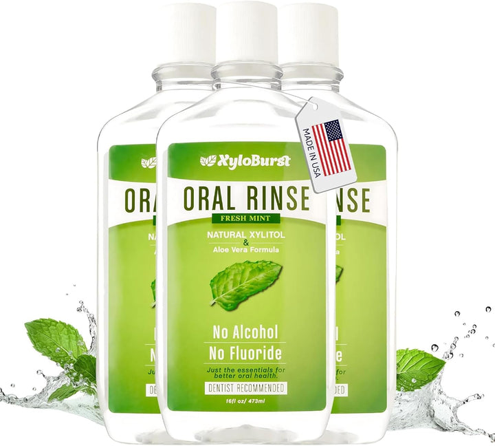 Xyloburst Enjuague bucal natural de enjuague bucal con xilitol, enj...