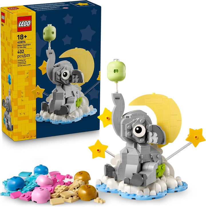 LEGO Baby Elephant in the Sky - Juego de construcción para adultos,...
