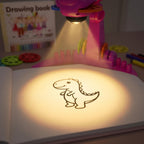 Proyector de dibujo para niños, proyector inteligente de bocetos de arte