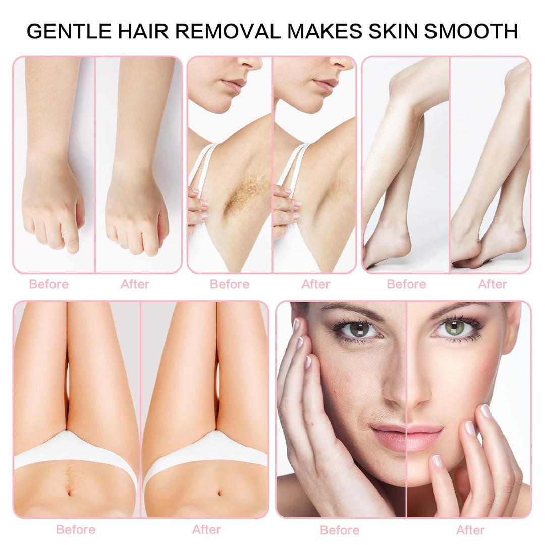 Calentador de cera rosa portátil con temperatura ajustable y varill...