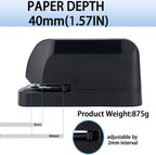 Engrapadora eléctrica para escritorio, engrapadora automática de 45 hojas de capacidad, engrapadoras eléctricas de oficina, grapadoras de CA de alta resistencia, uso de oficina con 1,000 grapas y