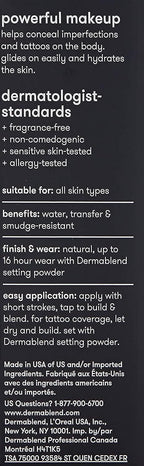 Dermablend Quick-Fix - Base de maquillaje para cuerpo con cobertura