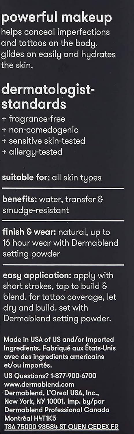 Dermablend Quick-Fix - Base de maquillaje para cuerpo con cobertura...