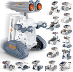 STEM - Kit de construcción de robot solar, 14 en 1, juguetes de construcción educativa para niños de 8 a 12 años, kits educativos de ciencia de dos modos personalizados, regalos de cumpleaños para niños y niñas de 8, 9, 10, 11, 12, 13 años