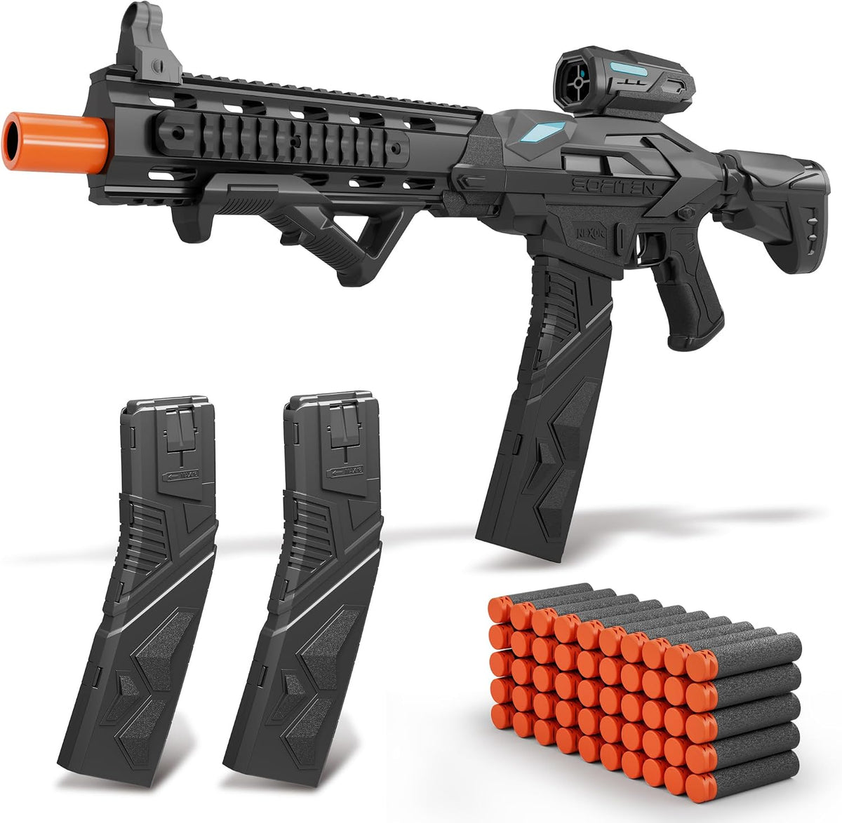 SOFITEN Automatic Toy Foam Blasters con Scope Electric Sniper Rifle