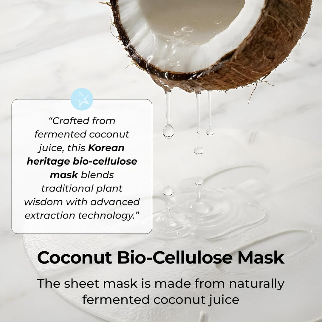 STARSKIN Mascarilla hidratante, biocelulosa y probióticos, paquete...
