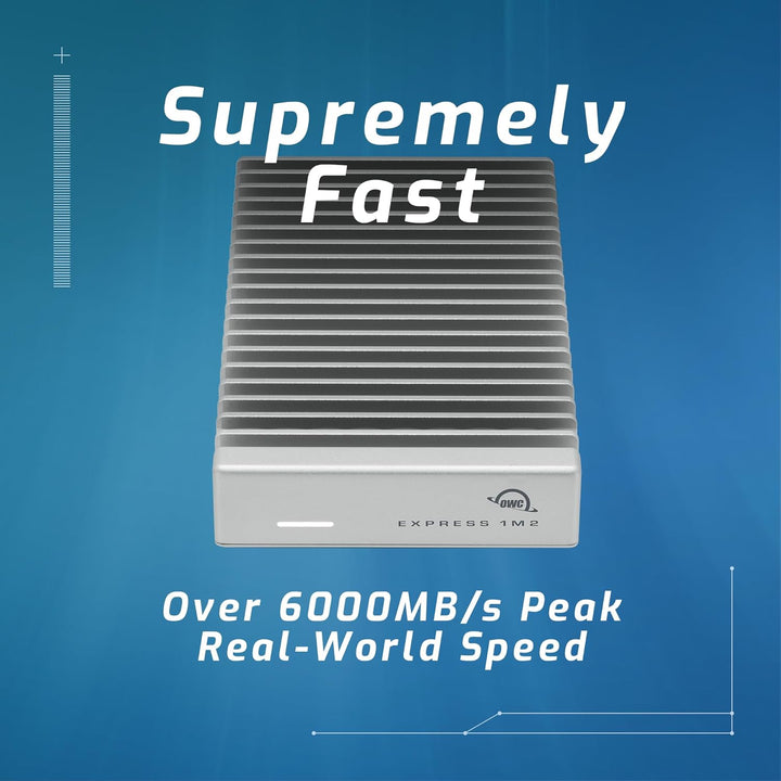 OWC 2TB Express 1M2 80Gb\/s SSD NVMe portátil USB4 (compatible con...