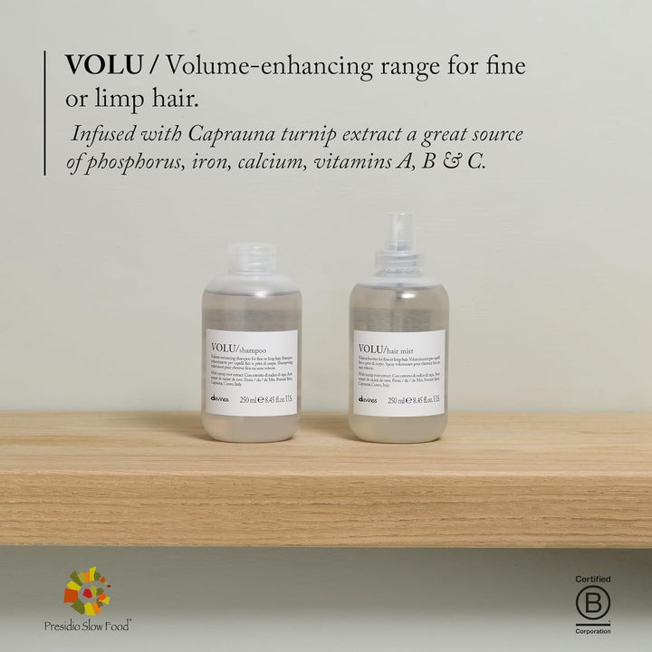 Davines VOLU Mist, spray de elevación de raíces sin enjuague para m...