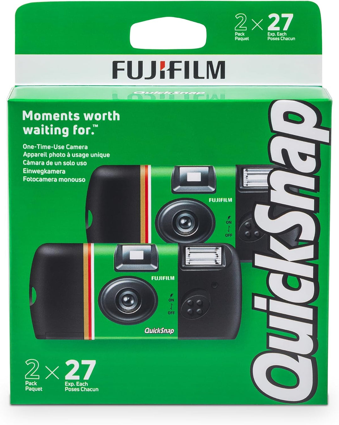 Fujifilm QuickSnap Flash 400 - Cámara de uso único paquete