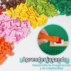 1000 bolsas de almacenamiento de ladrillos de construcción compatibles con Lego Classic
