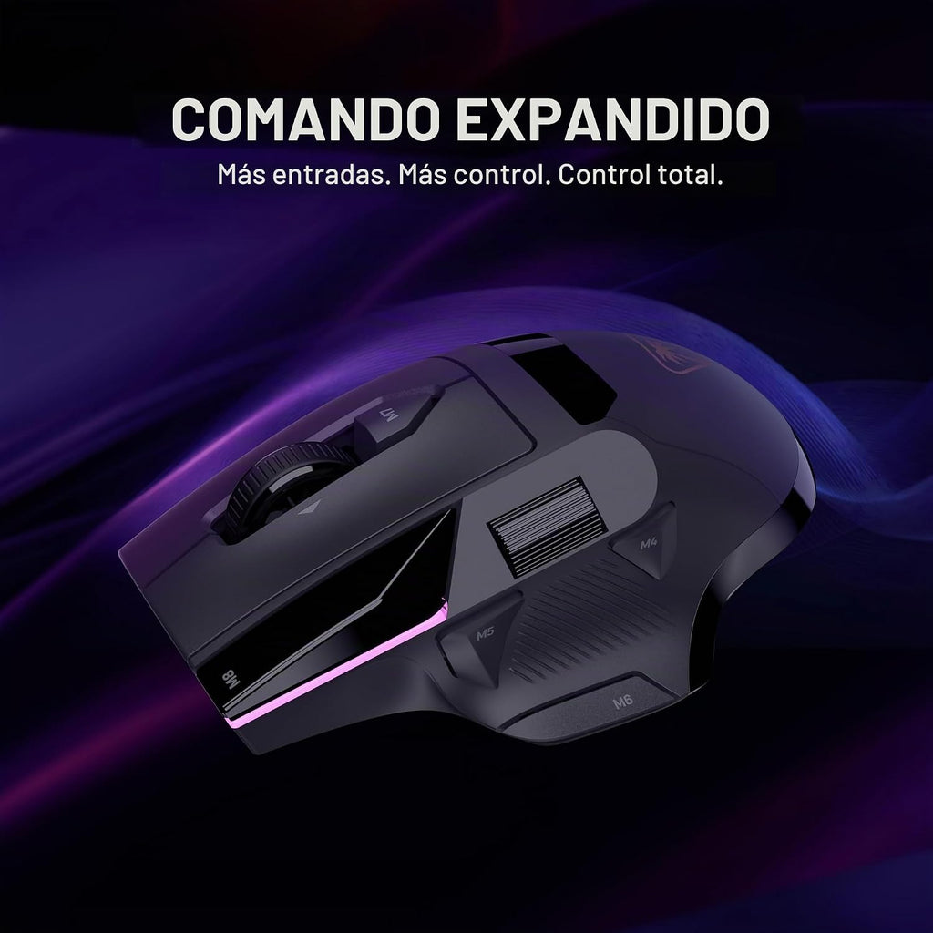 Turtle Beach Ratón para juegos RGB inalámbrico 8K de la serie Command MC5