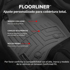WeatherTech FloorLiners para Ford F-150 2021-2026 / Raptor, Lightning 2022-2023 - SuperCrew (1ra y 2da fila) Negro