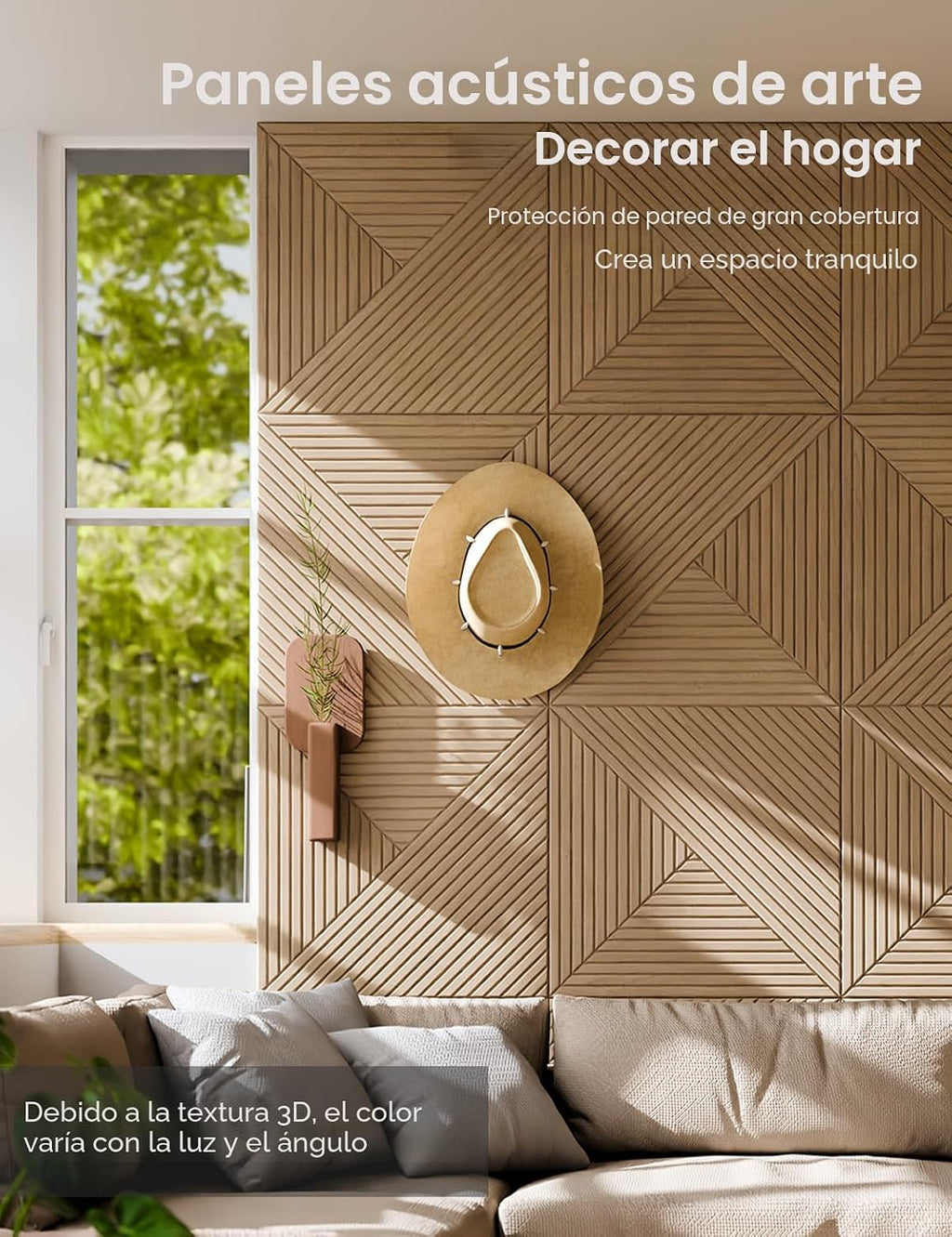Paquete de 6 tablones de anuncios de fieltro grande, faceta de