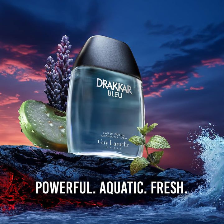 Guy Laroche Drakkar Bleu - Fragancia icónica de diseñador - Eau de...