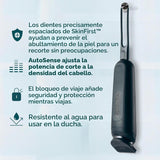 Gillette i7 Intimate - Recortadora de vello púbico premium para hom...