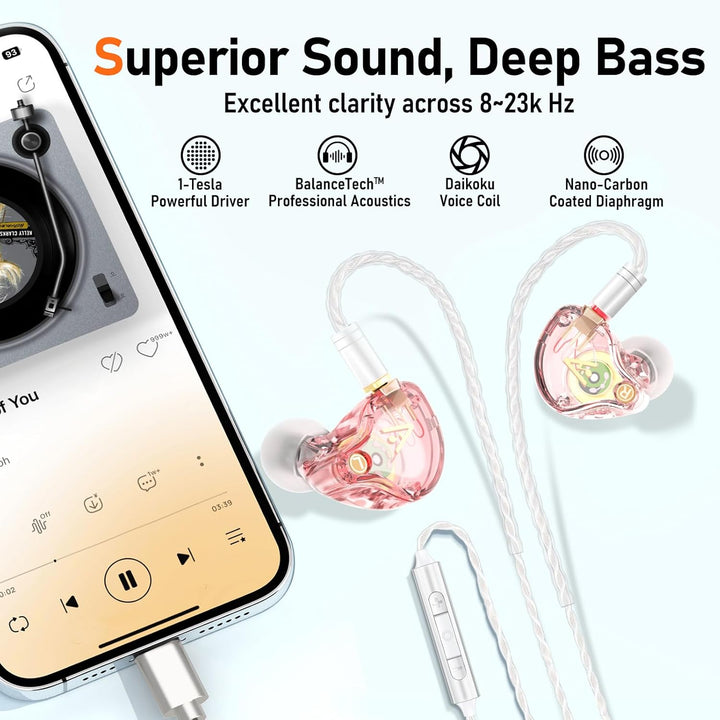 Vibes 202MC USB-C - Auriculares intraurales USBC HiFi para iPhone 1...