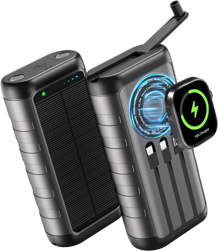 Cargador solar, banco de energía portátil de 59800 mAh para todos l...